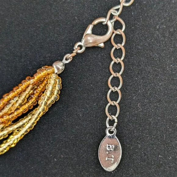 (2/$20) Beaded 6-Strand Oval Necklace - Picture 4 of 5